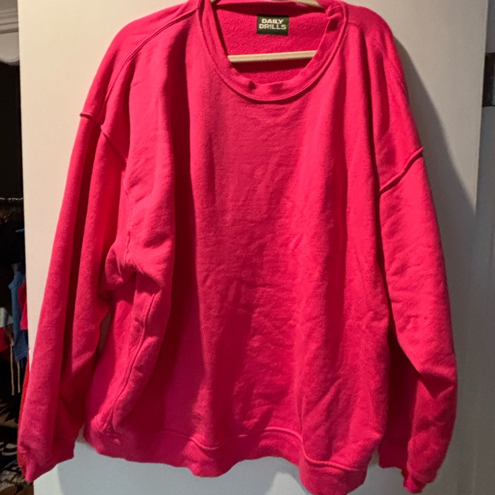 Daily Drills Pink Sweatshirt
